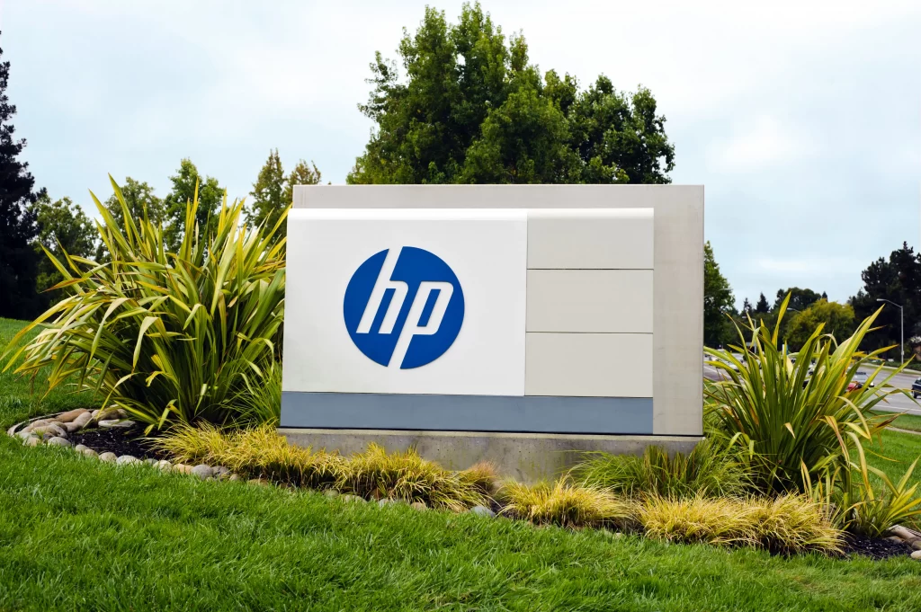 hp front sign