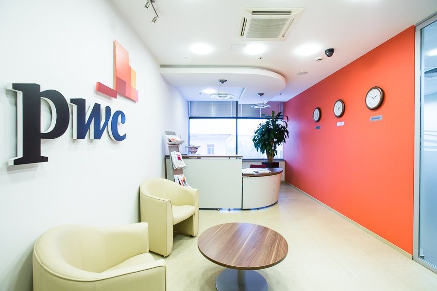 pwc office reception area